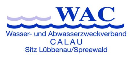 Logo Wasser- und Abwasserzweckverband Calau (WAC)